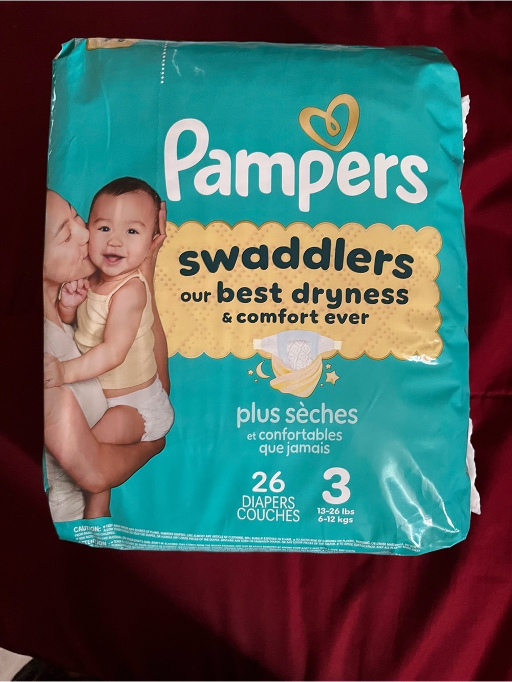 Pampers Swaddlers Best Dryness & Comfort Sz 3 Diapers (26 Count)